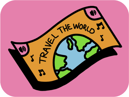 ticket to travel the world